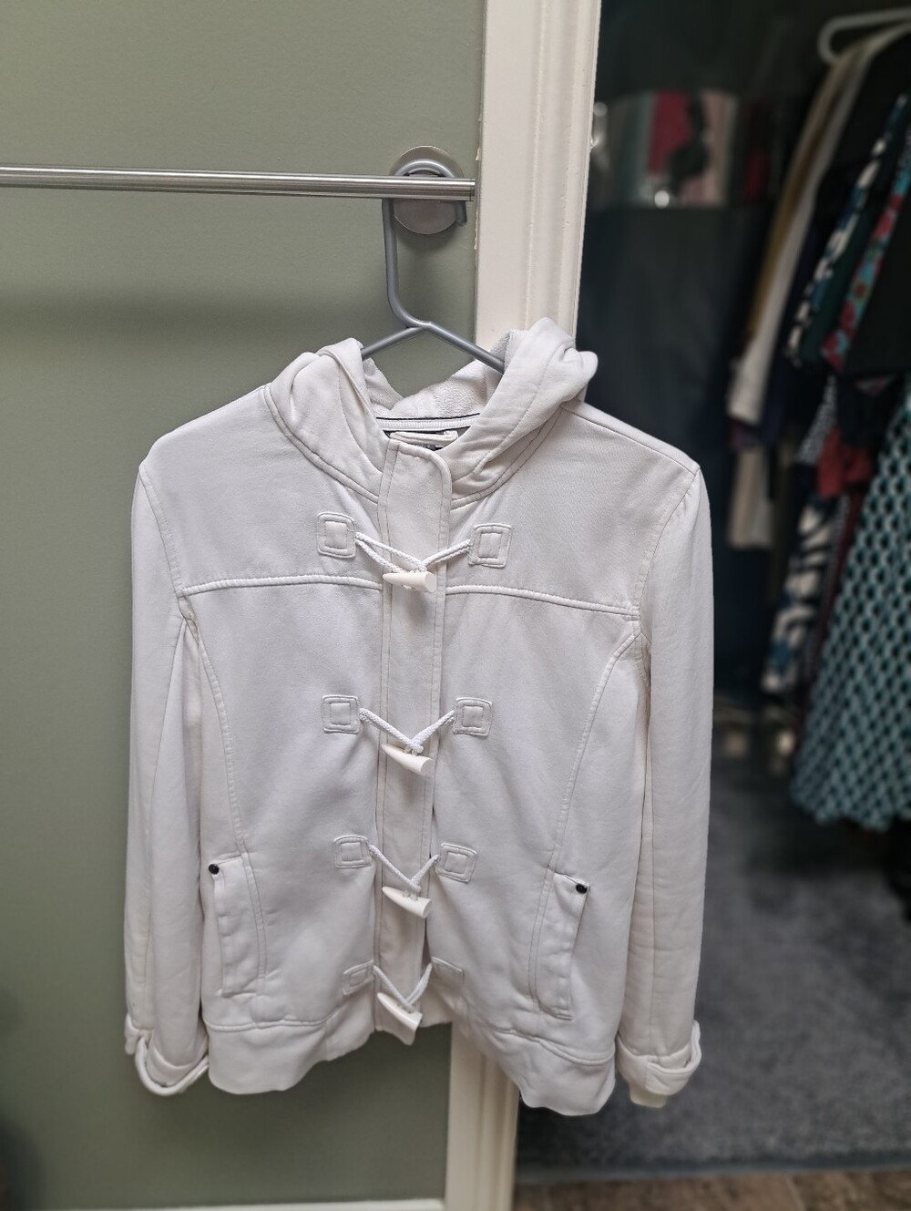 'Roots' Ladies Cream Hoodie